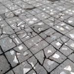 pavement tile crack