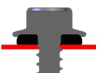TRUE Blue EPDM Washers