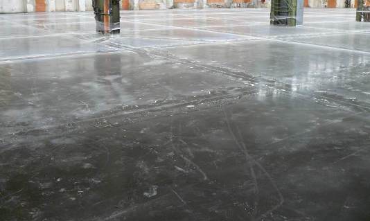 Fiber concrete flooring