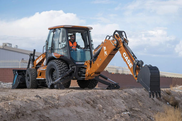 all-electric backhoe