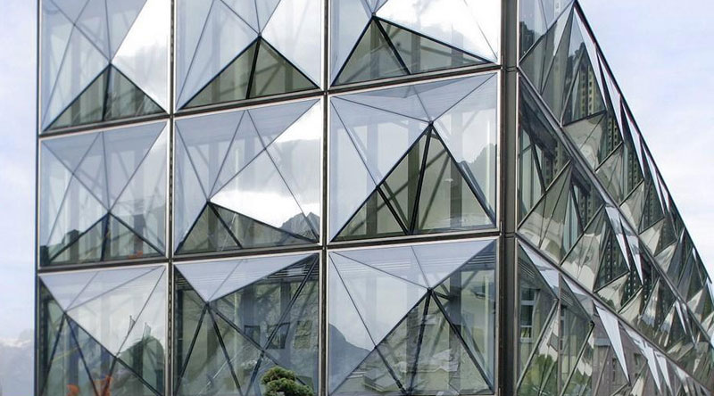 Steel facade
