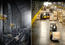 Warehouse storage system and Material Handling Equipment