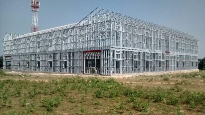 Prefabricated construction using LGSF technology
